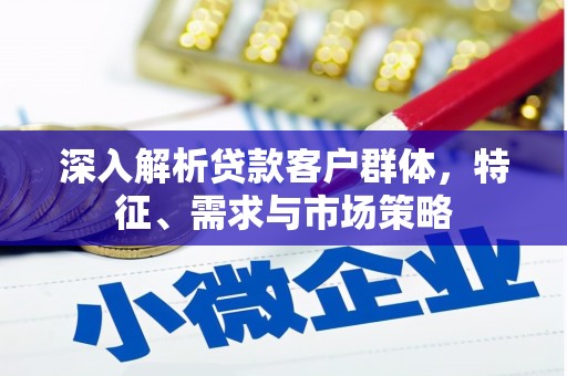 月湖深入解析贷款客户群体，特征、需求与市场策略