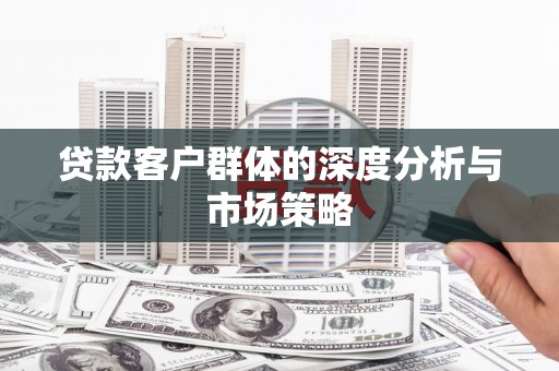 月湖贷款客户群体的深度分析与市场策略