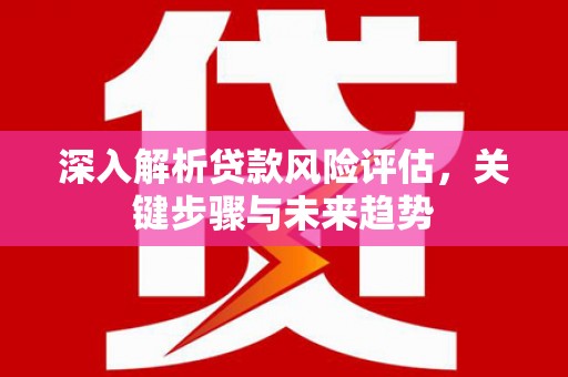 月湖深入解析贷款风险评估，关键步骤与未来趋势