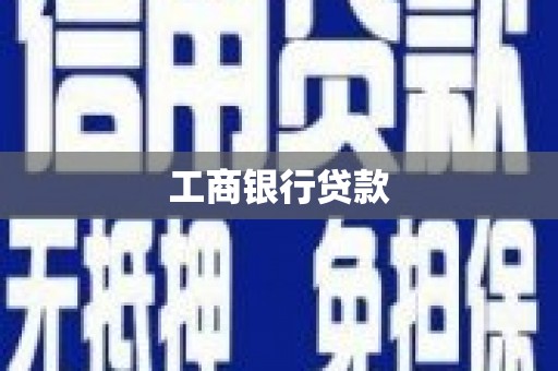 月湖工商银行贷款