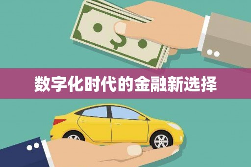 月湖数字化时代的金融新选择