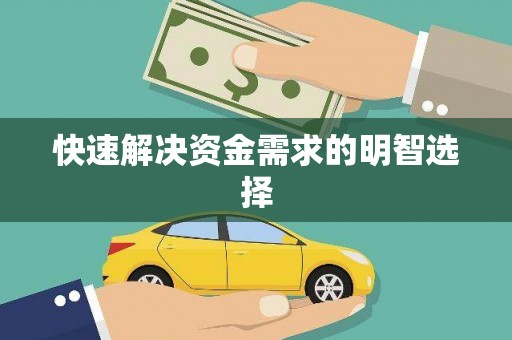 月湖快速解决资金需求的明智选择