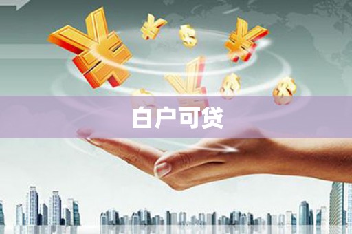 月湖白户可贷