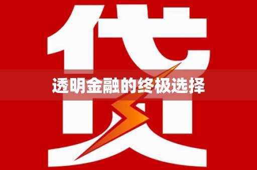 月湖透明金融的终极选择