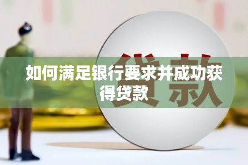 月湖如何满足银行要求并成功获得贷款